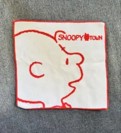 【当時品】 snoopy スヌーピー タオル ハンカチ peanuts グッズ