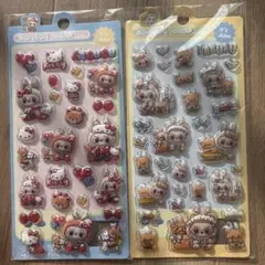 ラブブ　キティー　ボンボンドロップシール