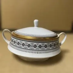 Noritake GOLDGRACE 金彩花柄 蓋付きカップ ダブルハンドル5客 - メルカリ