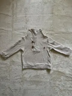 ベビーギャップ ニット 80 セーター クマ 綿100 美品 ベージュ Baby