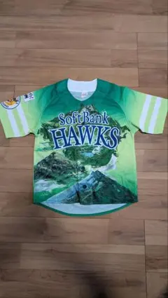 ソフトバンクホークス ユニフォーム グリーン SMALL