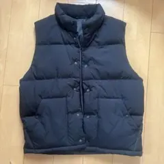 GU 黒 ダウンベスト M