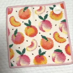 FEILER ラブラリーバイフェイラー ピーチドット ピンク ハンカチ B品