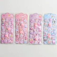 Ｙ 4枚セット 3Dシール ぷにぷにおしりシールマシュマロ ボンボンドロップ29