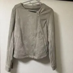 ノーカラージャケット 黒