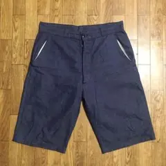 フランス製 OLD DANTON ハーフパンツ インディゴ 38サイズのサムネイル