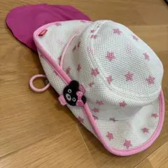 54センチ★ミキハウスダブルB ★テンガロハット 帽子 夏　メッシュ　水陸両用のサムネイル