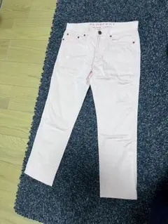 t*い様 BURBERRY BLACK LABELピンク・オレンジ76ストレッチのサムネイル