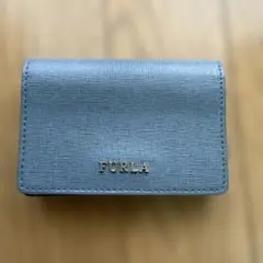 FURLA 名刺入れ カードケース ブルー