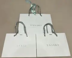 TASAKI ショップ袋 ホワイト　×3袋のサムネイル