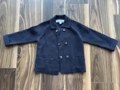 タルティーヌエショコラ80cmネイビー ニット カーディガン