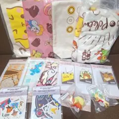 【14点セット】ポケモン 一番くじ トートバッグ ブランケット フィギュア
