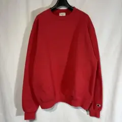 Champion XL クルーネック スウェット トレーナー 赤
