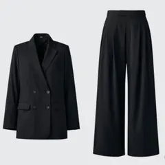 UNIQLO C ユニクロ　感動ダブルジャケットリラックスフィット　パンツ