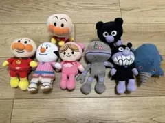 アンパンマン ぬいぐるみ 8体【セット売りお得】ぷりちぃびーんず コレクション
