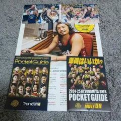 宇都宮ブレックス　BREX トレカ2枚、ガイド2枚、番組表　グッズ5点セット