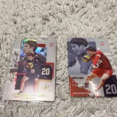 山本智大 バレーボール男子日本代表 トレーディングカード 2枚 ウエハース