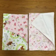 032ランチョンマット 40×60 2枚セット 1枚仕立て 小学生【さくらんぼ