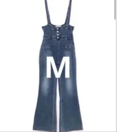 ANDMARY Ribbon denim allinone - メルカリ