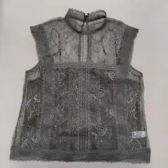 Wacoal　トレフル　67G　レースブラウス　オリーブ　М