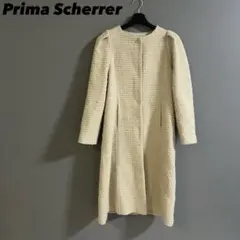 【a2679】Prima Scherrer 完売品 ツイードジャケットコート S