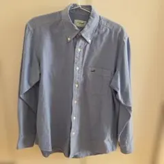 ボタンダウンシャツ 青