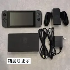 Nintendo Switch 本体 グレー 付属品完備 - メルカリ