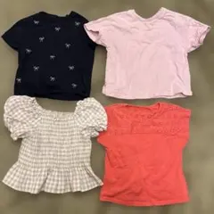 ガールズ 半袖Tシャツ 4枚セット ZARA kids H&Mのサムネイル