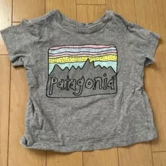 パタゴニア Patagonia キッズ Tシャツ 半袖 グレー 6-12M