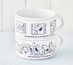 PEANUTS スヌーピー 磁器のマグカップ 2個セット クックパッドプラス