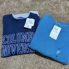 【新品】140 トレーナー 2枚セット 裏起毛なし