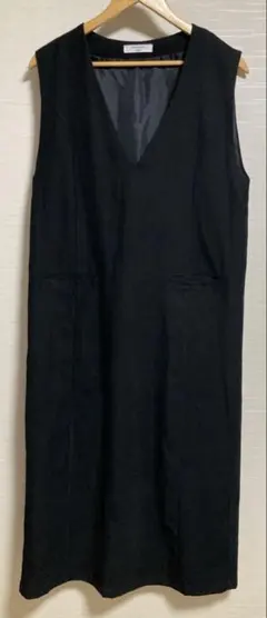 Samansa Mos2 blue ロングワンピース