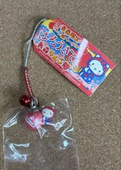 ハローキティ ご当地 根付け 青森限定 りんご娘バージョン