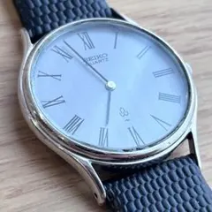 稼働美品／経年小傷あり】SEIKO シャリオ 43‑0091／ホワイトダイヤル 