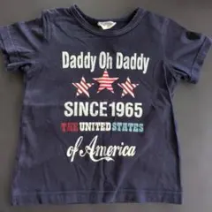 Daddy Oh Daddy Tシャツ 110cm ネイビー 古着 保育園のサムネイル