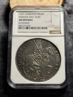 1624年 ザクセン·アルテンブルク 1ターラー銀貨 NGC AU53 - メルカリ