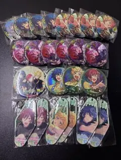 あんさんぶるスターズ Switch 缶バッジ アクリルキーホルダー セット