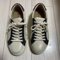 Regal レザー スニーカー アイボリー/ネイビー/ワインレッド