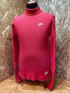 希少 ナイキ オレンジタグ 70s ハイネック ワッフル サーマル ロンT M