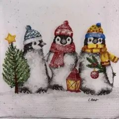 ꕤ︎︎·͜· Xmasカクテル63・ 4枚セットペーパーナプキン