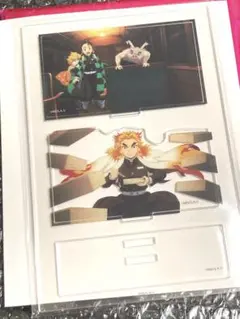 鬼滅の刃　無限列車編　ミニジオラマアクリルスタンド　コンプリートセット　煉獄 劇場版 鬼滅の刃 無限列車編 上映開始四周年記念カフェ ランダムミニ