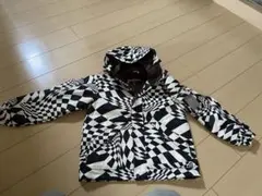 スノーボースキーウェア上下130cmインナー帽子付き