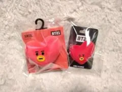 BT21 TATA ぬいぐるみヘアゴム ぬいぐるみバッジ BTS V テテ