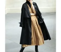 黒 トレンチコート