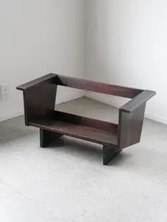 古道具 アンティーク マガジン/レコードラック 収納 ジャパニーズモダン