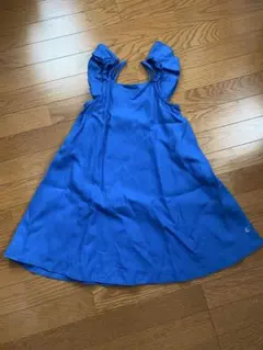 プチバトー　キッズ　ワンピース　140 ブルー系