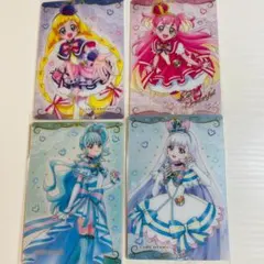 プリキュア　ウエハース　4枚セット