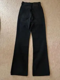 Acne Studiosブラックブーツカットデニム