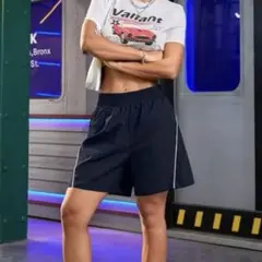 SHEIN ショートパンツ ブラック S