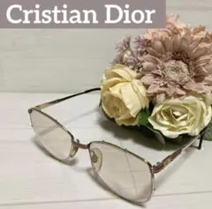 ✨Cristian Dior✨サングラス フレーム ゴールド ロゴ レトロのサムネイル